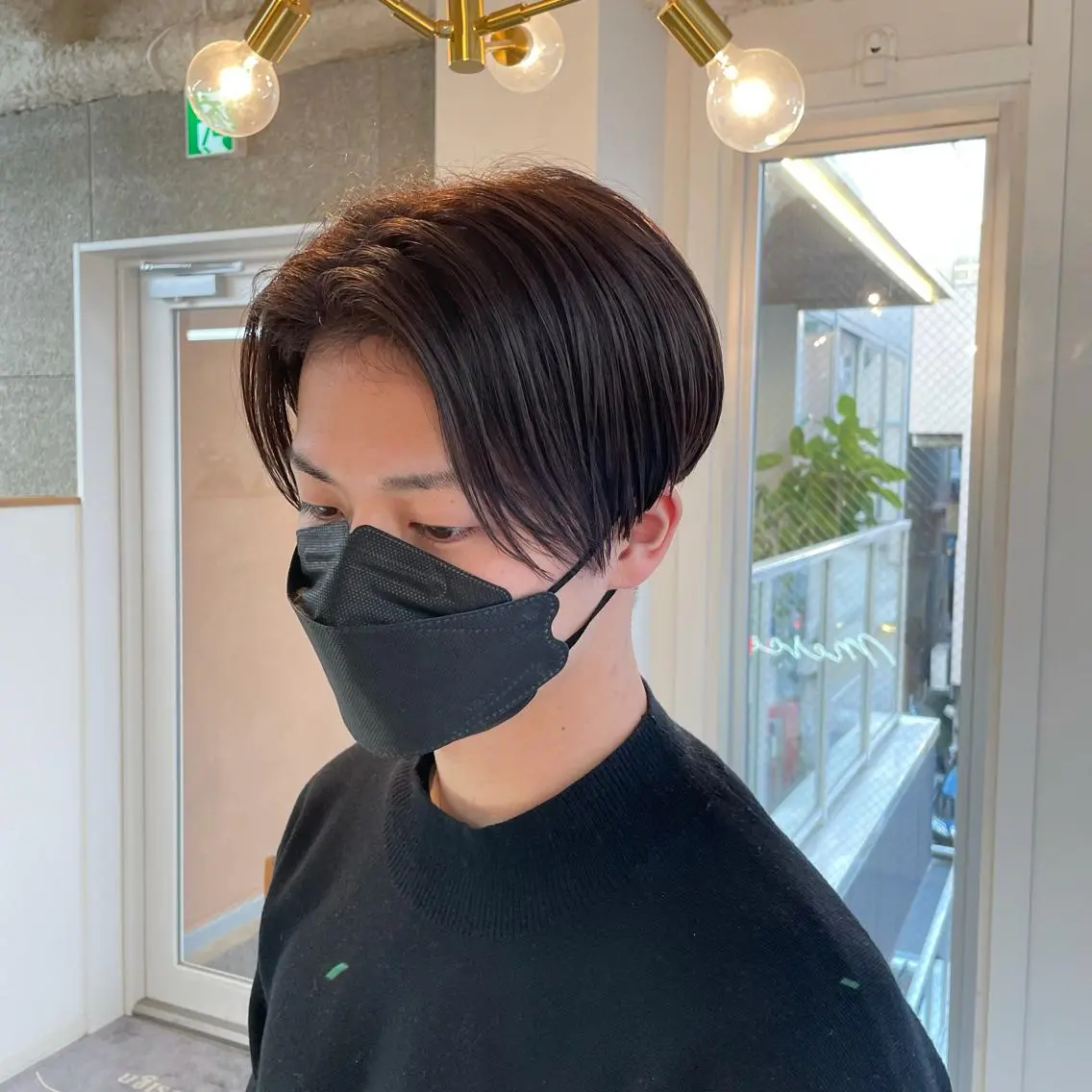 ショート メンズ カット ヘッドスパ Lull1人美容室 バレイヤージュのヘアスタイル