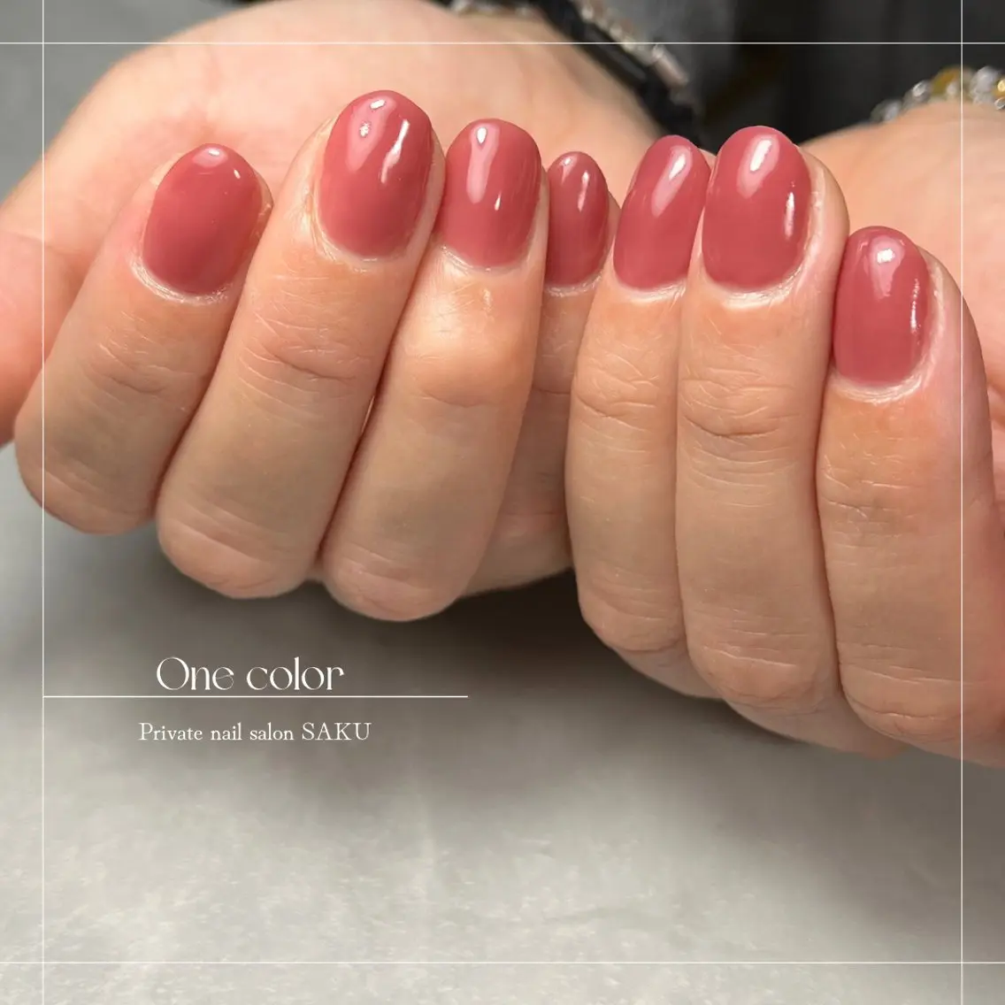 ネイル ニュアンスネイル シンプルネイル SAKU nail 作島茜のネイルデザイン