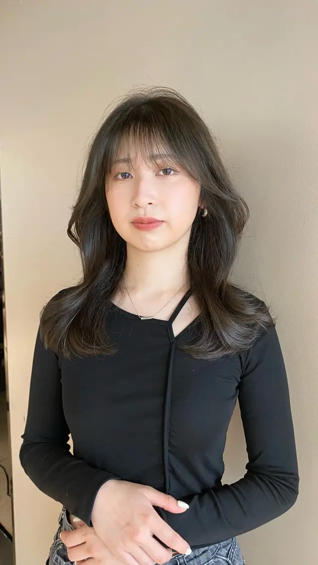 ミディアム カラー ヘアアレンジ 顔周り&ミディアム 特化/池袋/kokiのヘアスタイル