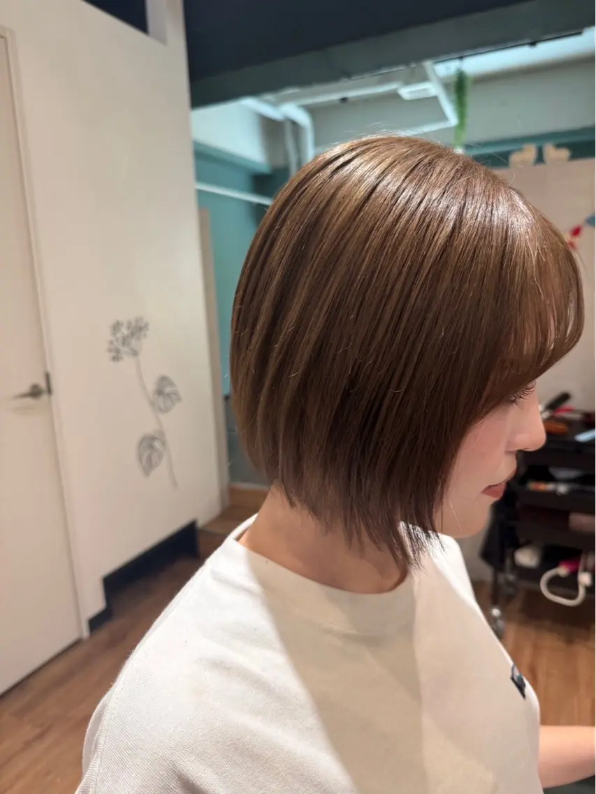 ショート カラー ✨ショート/ボブ 縮毛矯正✨アキラのヘアスタイル