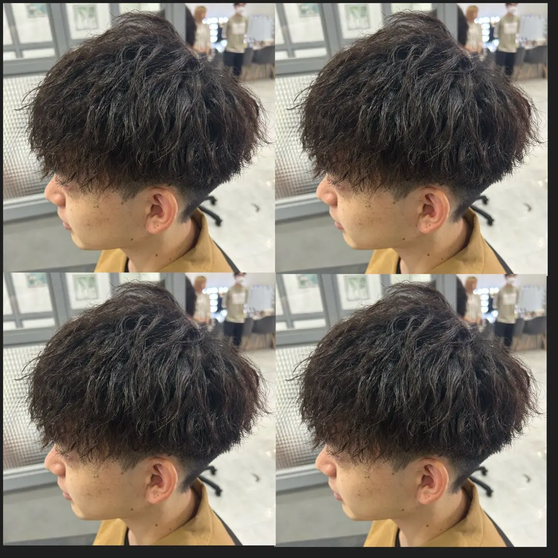 ショート 🔥メンズパーマ 特化 渡辺一翔のヘアスタイル