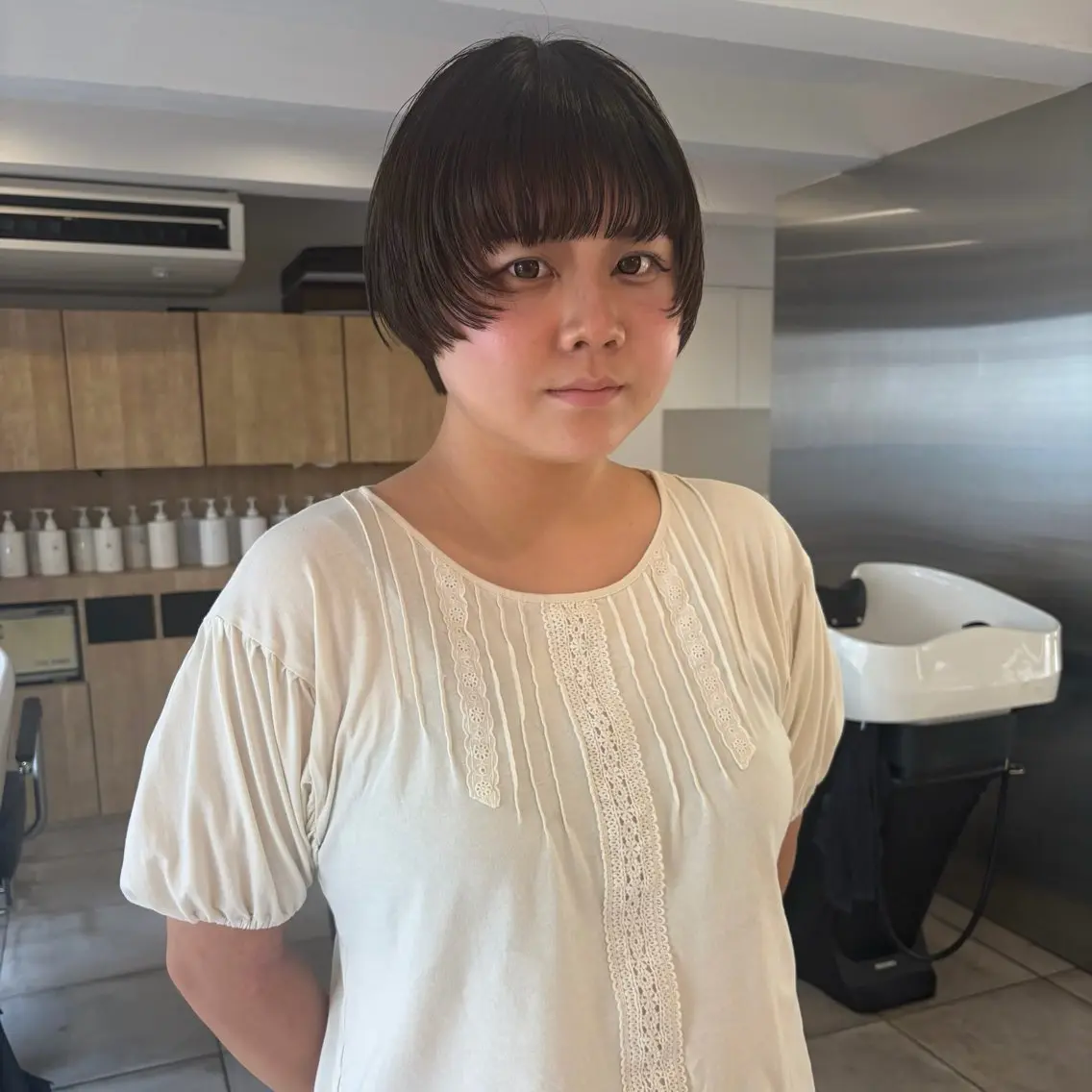 ショート ショートヘア rin 京都美容室のヘアスタイル