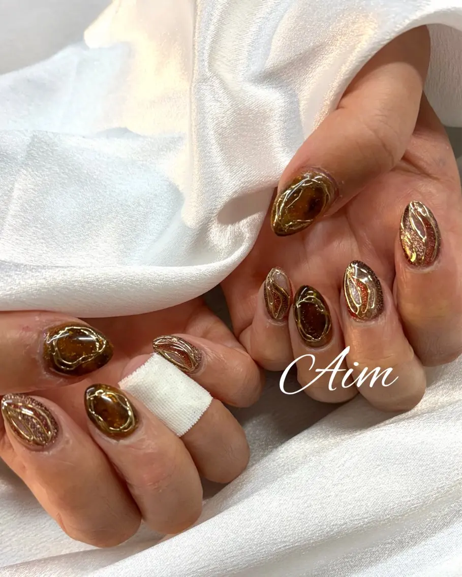 ネイル ハンドネイル Aim🌿 kanaのネイルデザイン