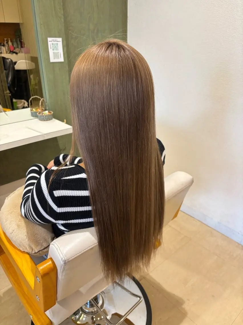ミニモ限定価格‼️ヘアカラー＋髪質改善ヘアエステ(白髪染め可)の写真