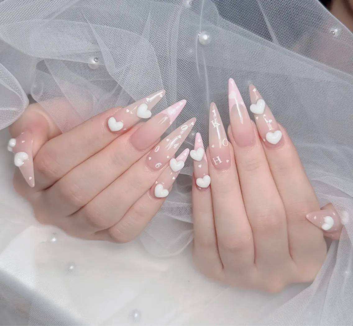 ネイル アートネイル フレンチネイル ジェルネイル 韓国ネイル マグネットネイル ハンドネイル Lenie Nail Okuboのネイルデザイン