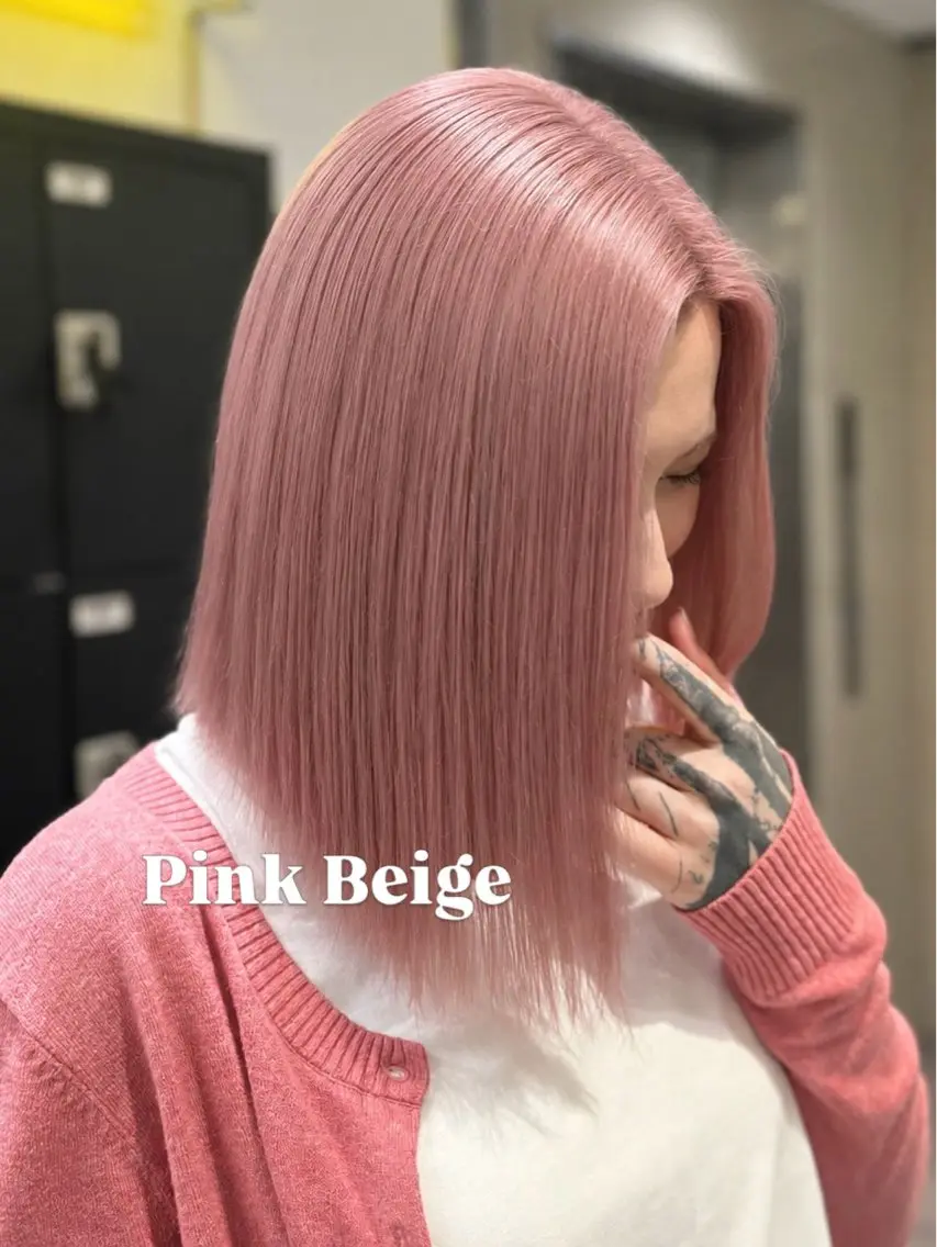 【ブリーチダメージ気になる方向け】 𝐖カラー ( ブリーチ + カラー + トリートメント)🎀💫💫の写真