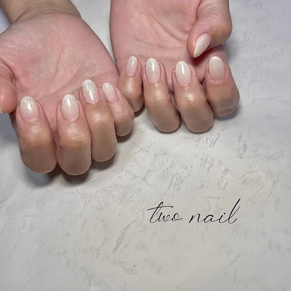 ネイル アートネイル オーロラネイル フットネイル ハート ニュアンスネイル ハンドネイル two nailのネイルデザイン