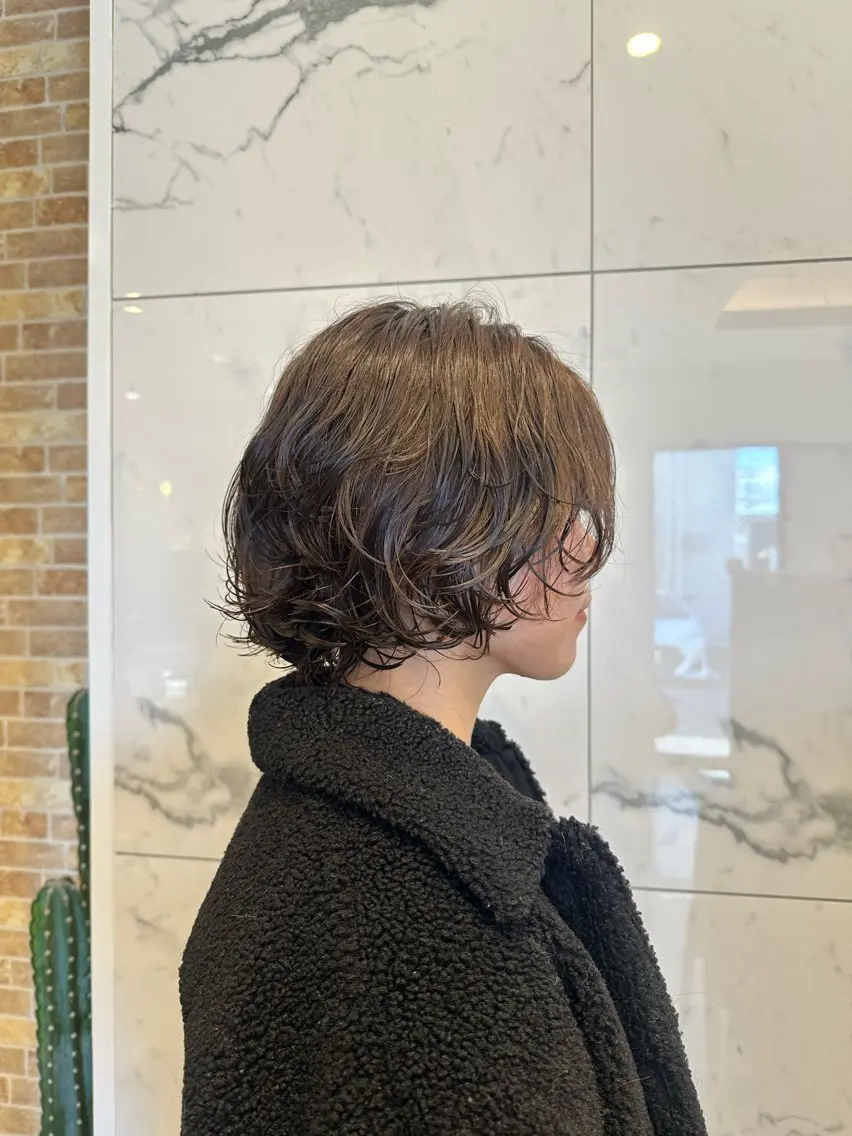 パーマ ボブ パーマ arl 豊田店のヘアスタイル