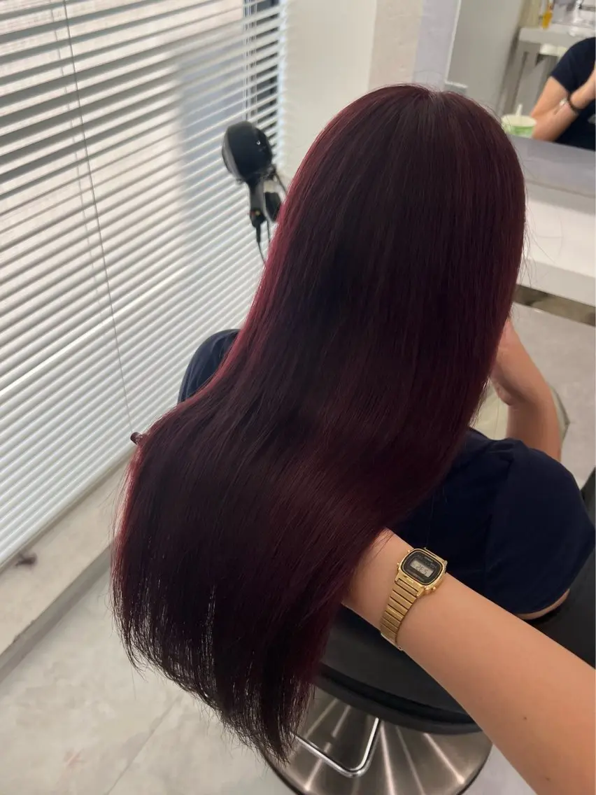 ロング カラー ヘアカラー トレンドヘア /mina♡のヘアスタイル