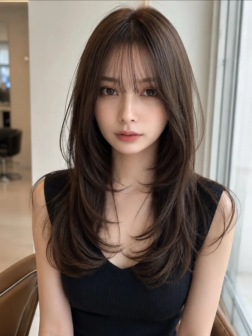 セミロング カラー カット ヘアカラー 縮毛矯正 トリートメント ✨毛髪診断で絶対綺麗 ✨美髪艶髪専門✨高浪のヘアスタイル