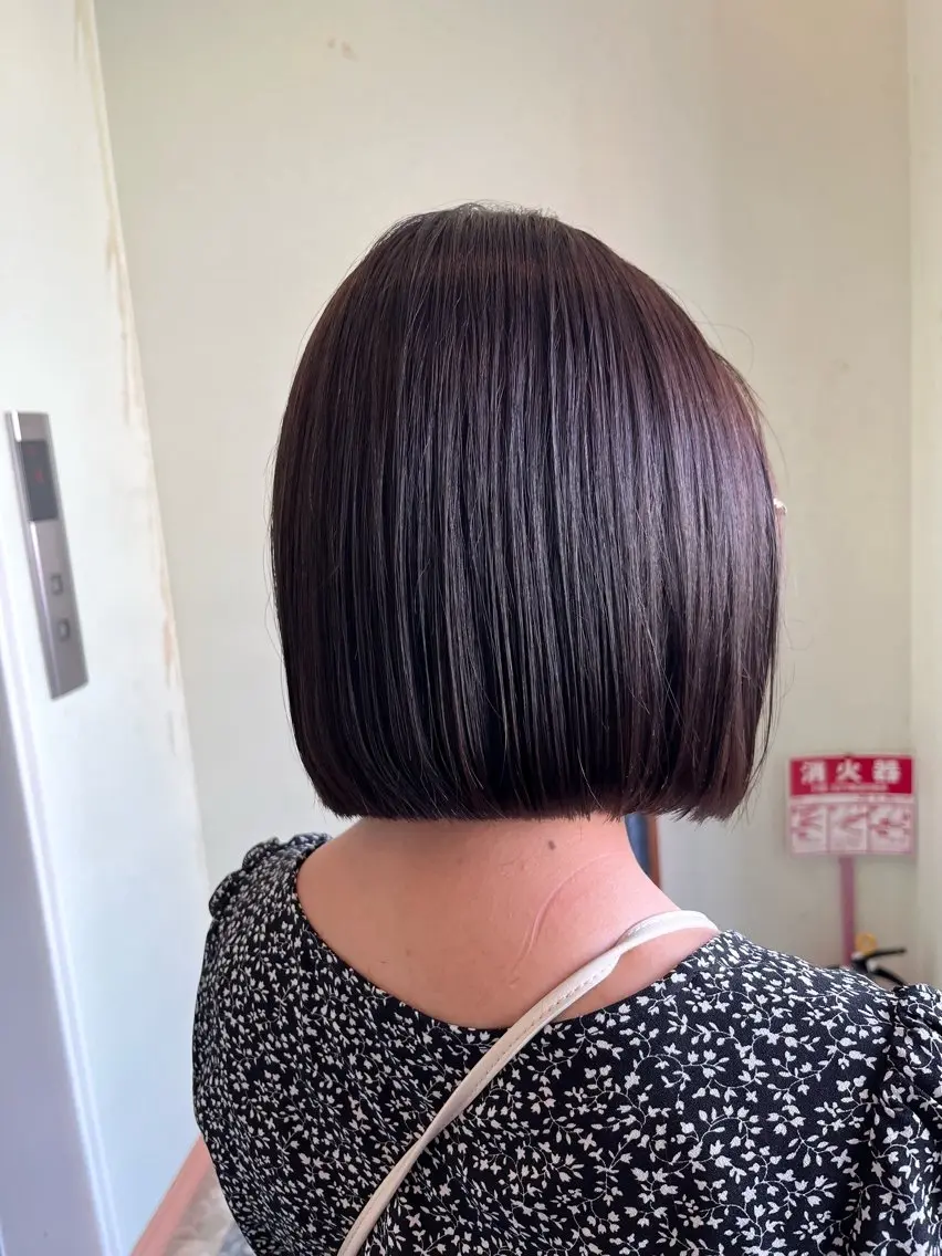 ショート カラー ブラウンカラー ラベンダーカラー ラベンダーブラウン カット ヘアカラー NUMBER 天王寺 🌼yuriのヘアスタイル