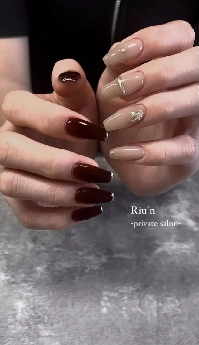 ネイル ハンドネイル Riu*n -private-のネイルデザイン