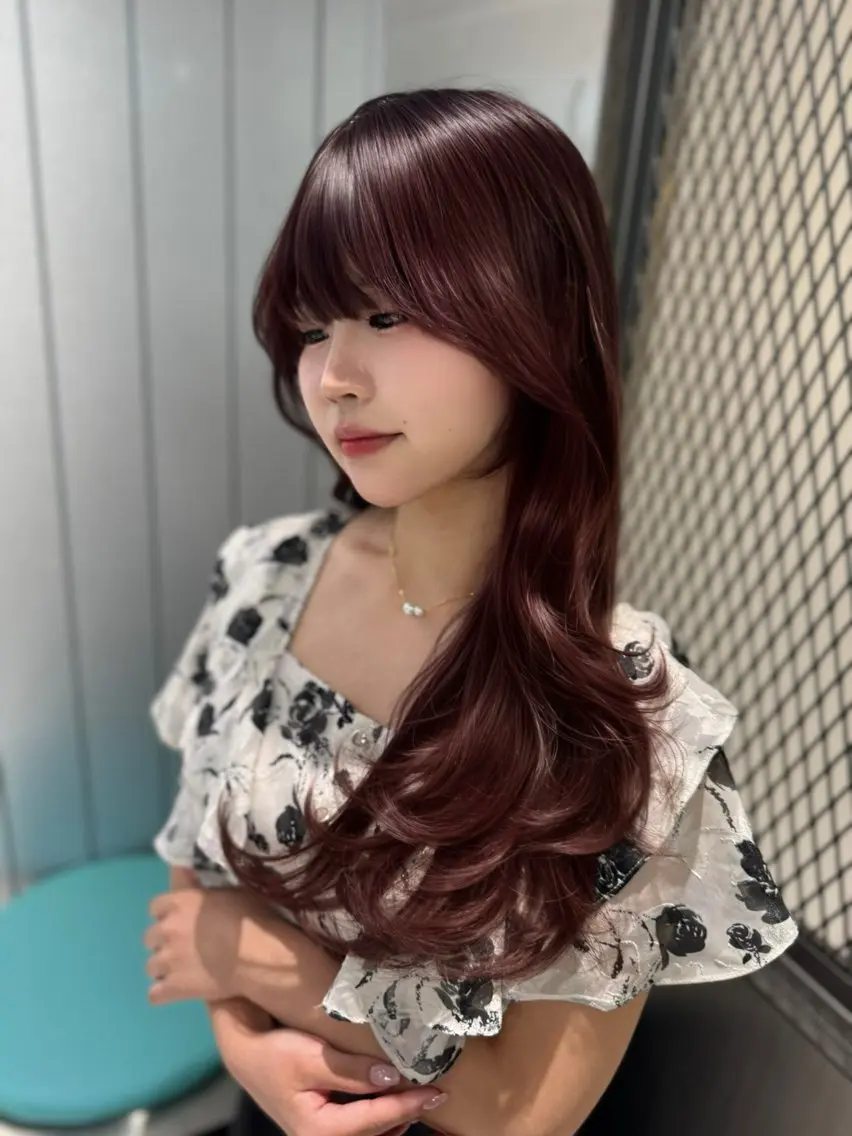 ロング カラー カット ヘアカラー トリートメント ブリーチ矯正 マスター【タケル】のヘアスタイル