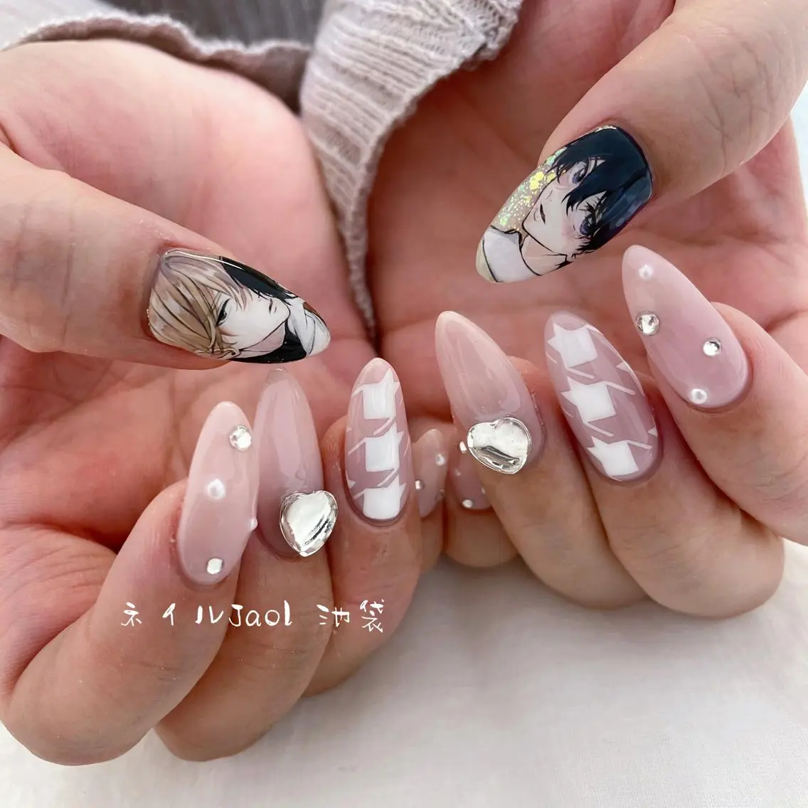 ロング ネイルJaol 池袋のネイルデザイン