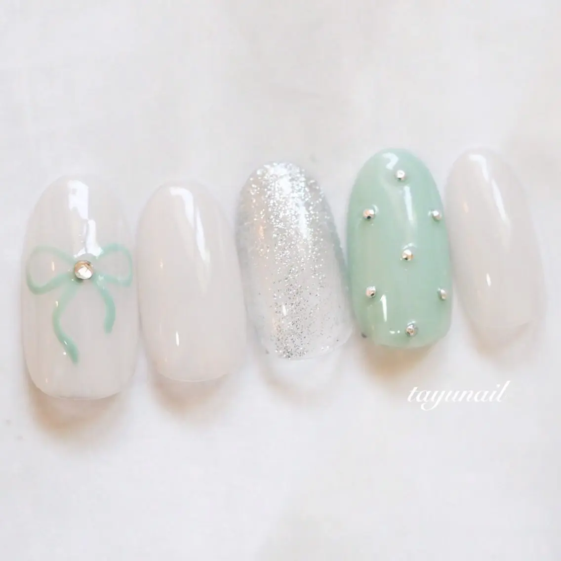 ネイル アートネイル ジェルネイル パラジェル 夏ネイル ハンドネイル ネイルサロン 【たゆnail】のネイルデザイン