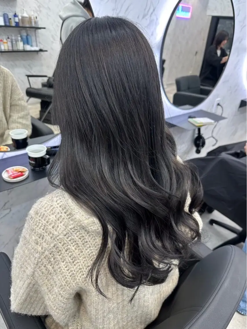 ロング カラー トリートメント トリートメント カット¥1100 ✂️MIUのヘアスタイル