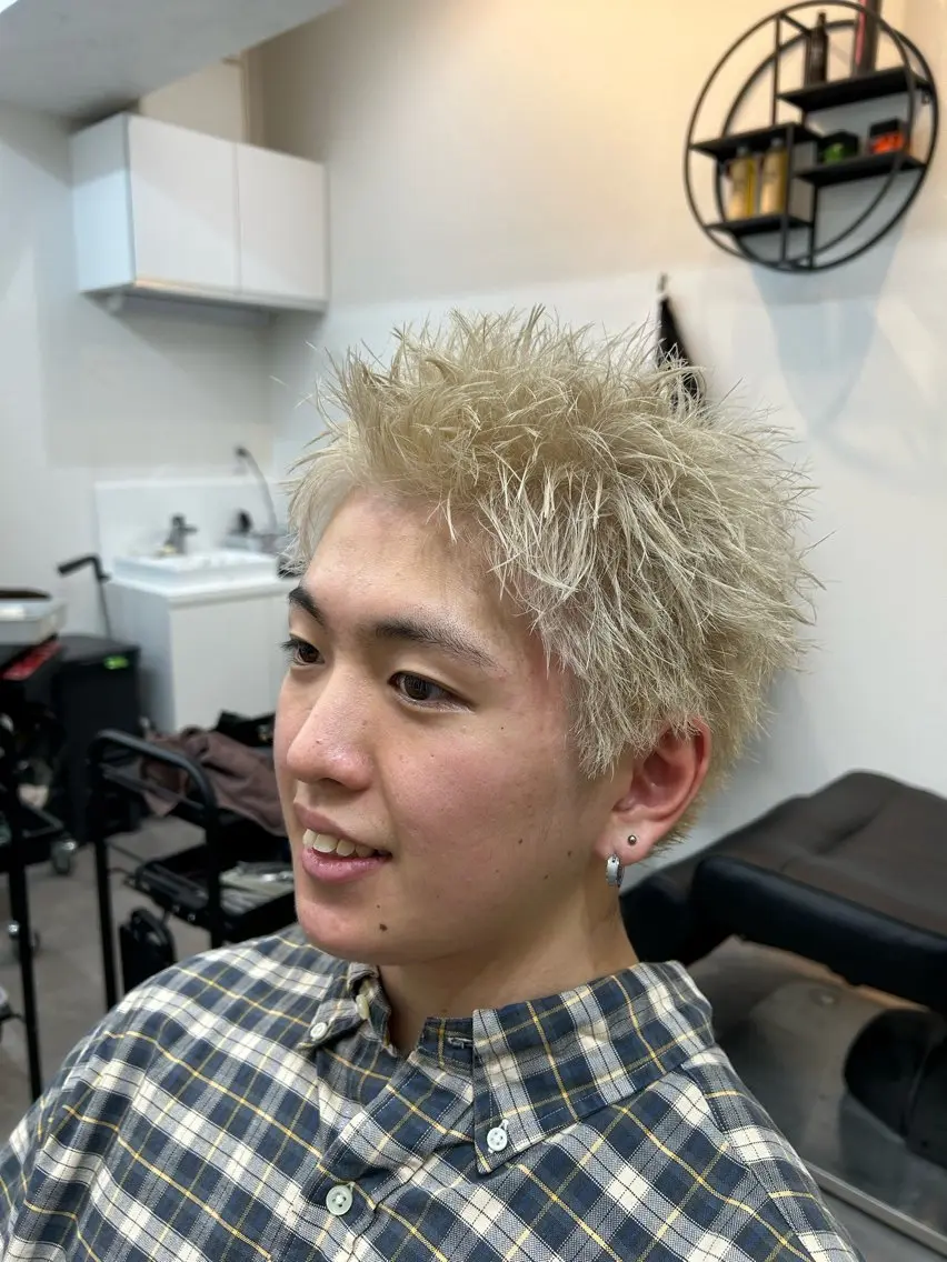 ショート カラー モテ髪/メンズカット 🤡KAITOのヘアスタイル