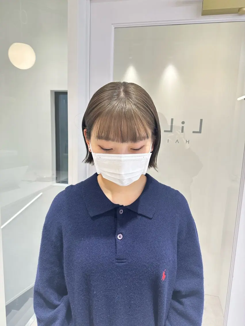 ミディアム カラー お洒落パーマ/ 艶カラー/michiのヘアスタイル