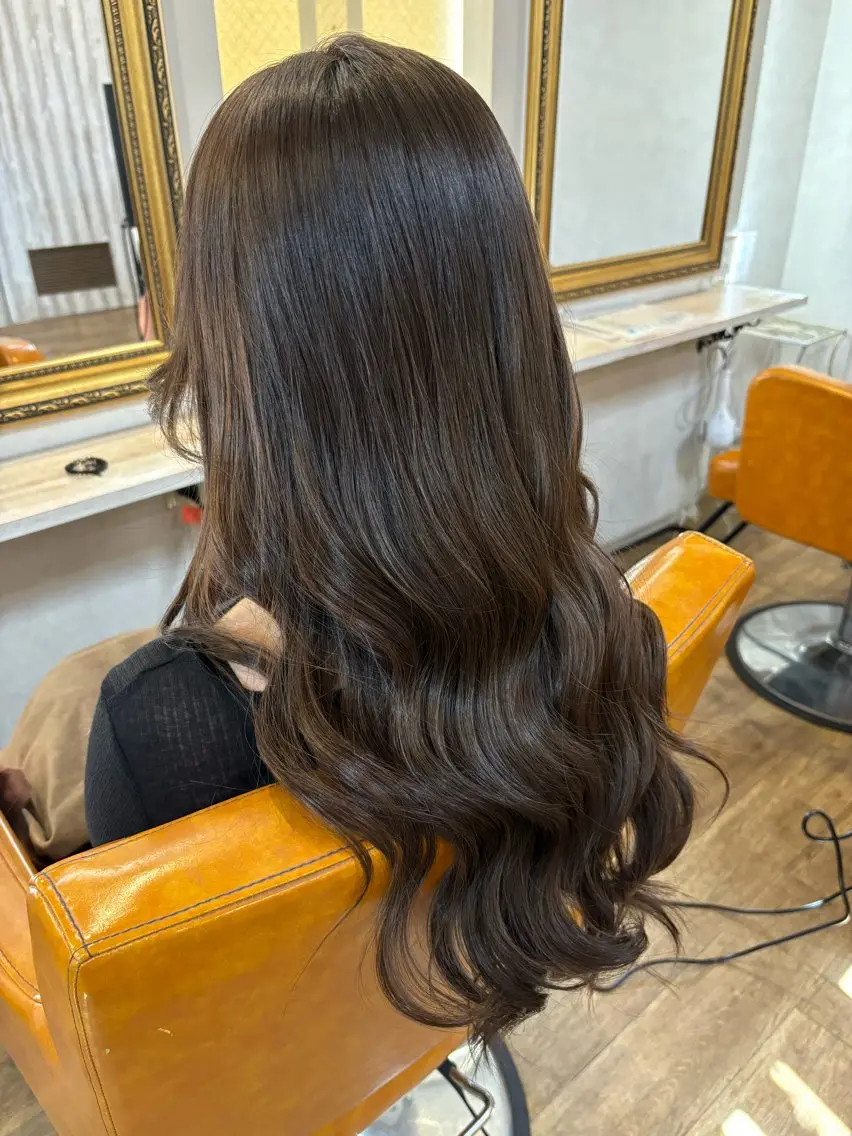 ロング カラー ブラウンカラー ナチュラルブラウン 🎀 MIYUKIのヘアスタイル