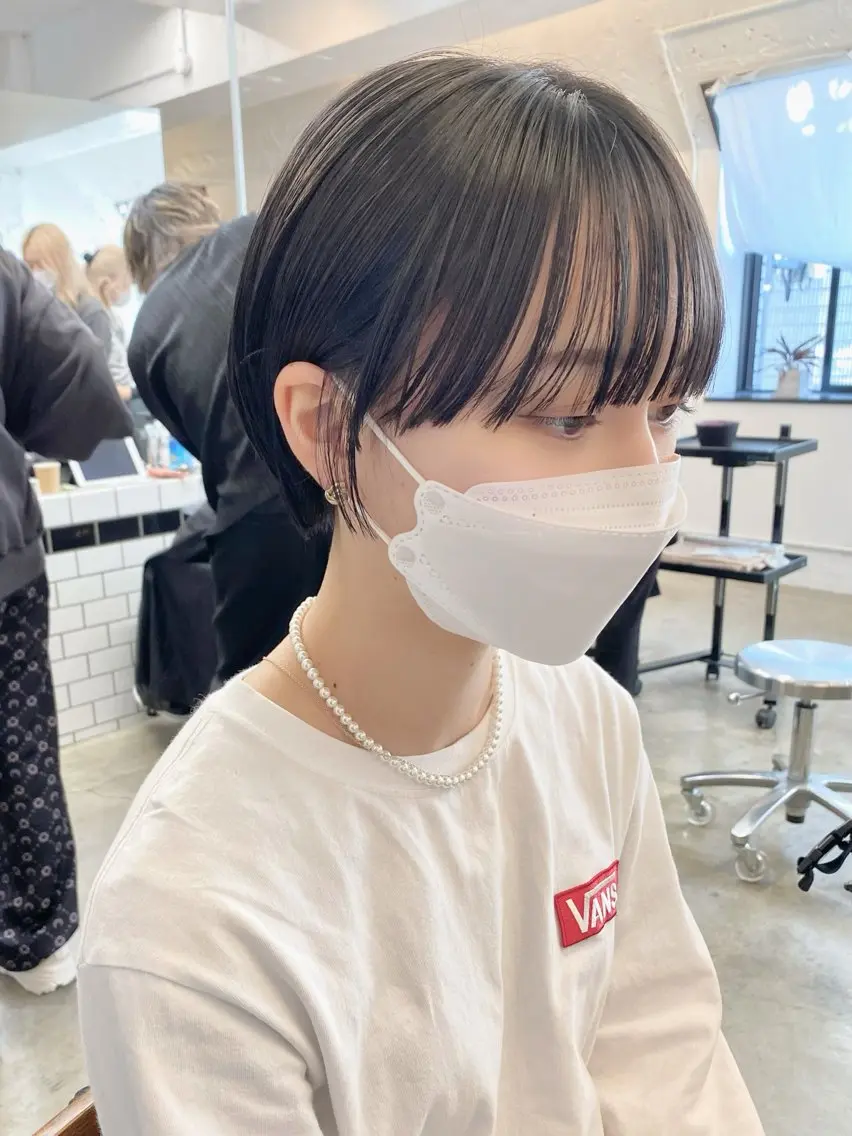 ショート カラー カット ヘアカラー トリートメント 🟩白髪ぼかし ショート/大司のヘアスタイル