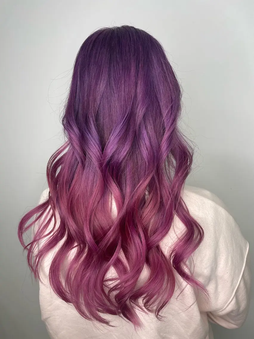 ロング ヘアカラー LUXBE LUCE ひなののヘアスタイル