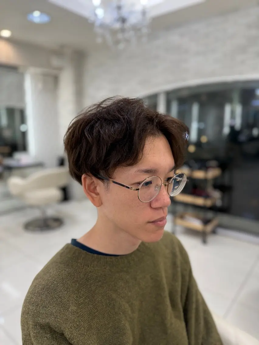 ショート カラー メンズ カット ヘアカラー 🔥men's特化 🔥三上 拓真のヘアスタイル