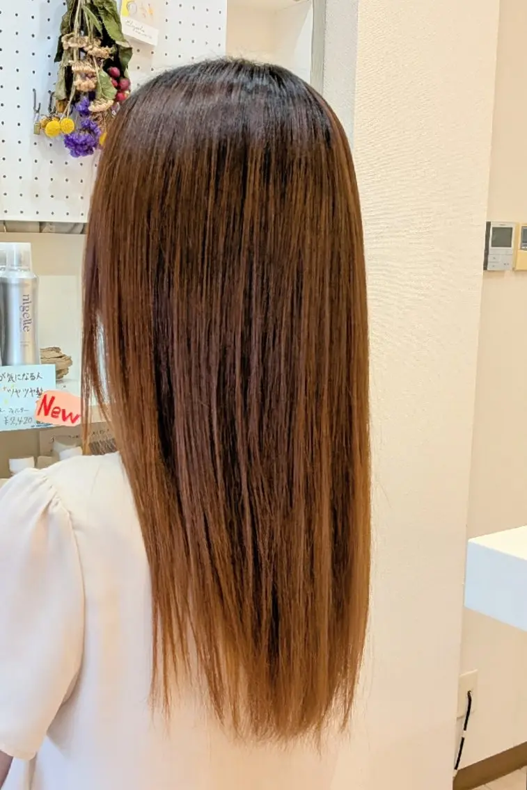 ロング 髪質改善 トリートメント 深田 和瑛のヘアスタイル