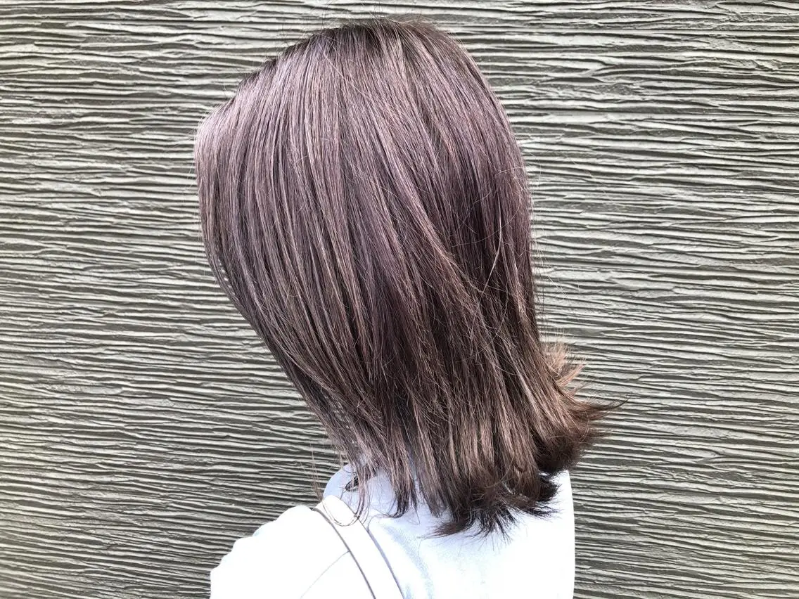 ミディアム ヘアカラー 【STORY】 🧁misaki🧁のヘアスタイル
