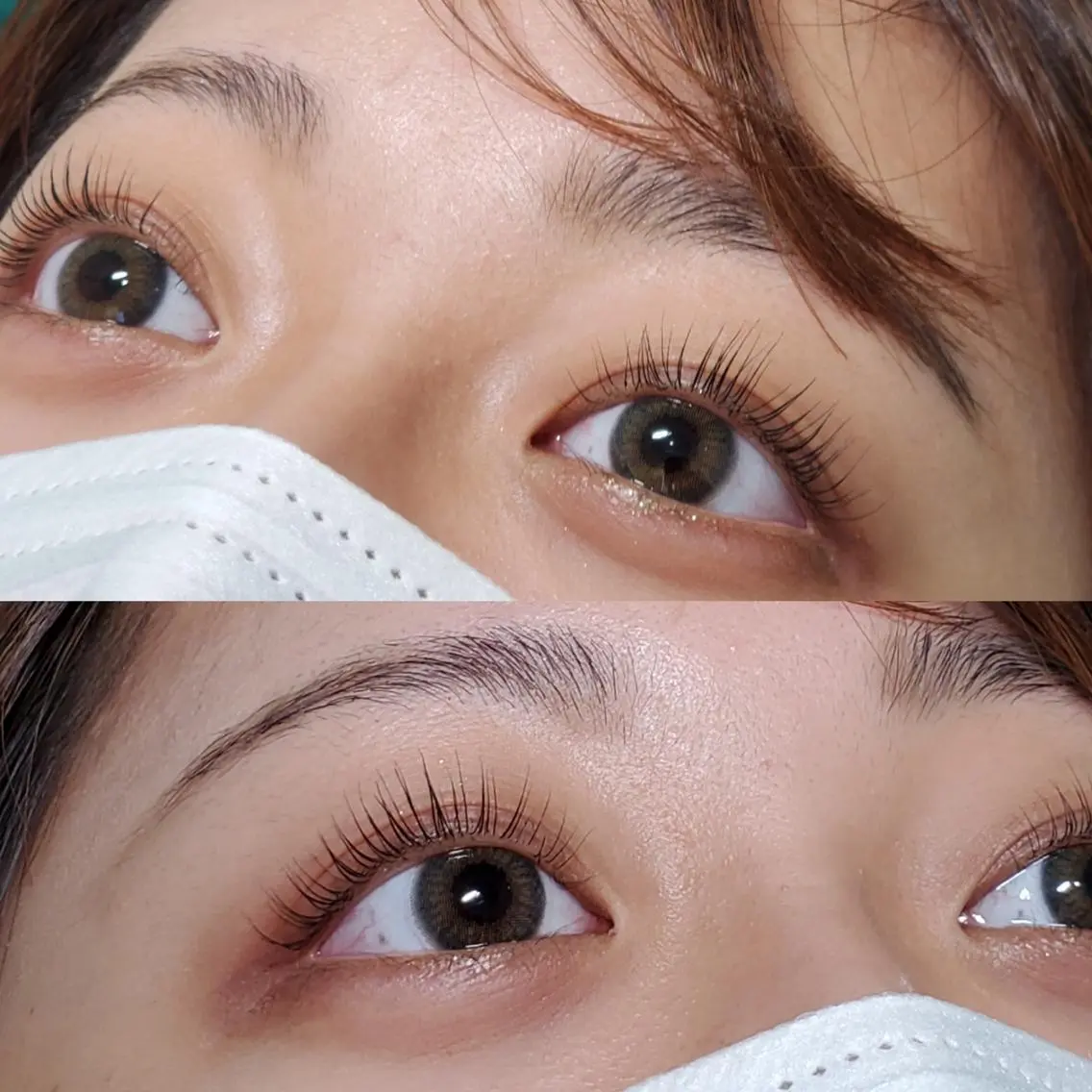 無料まつ毛パーマモデルの写真