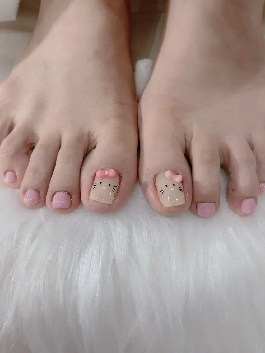 ネイル アートネイル 長さ出し フレンチネイル ジェルネイル グラデーション フットネイル NAILS BAR SHINJUKUのネイルデザイン