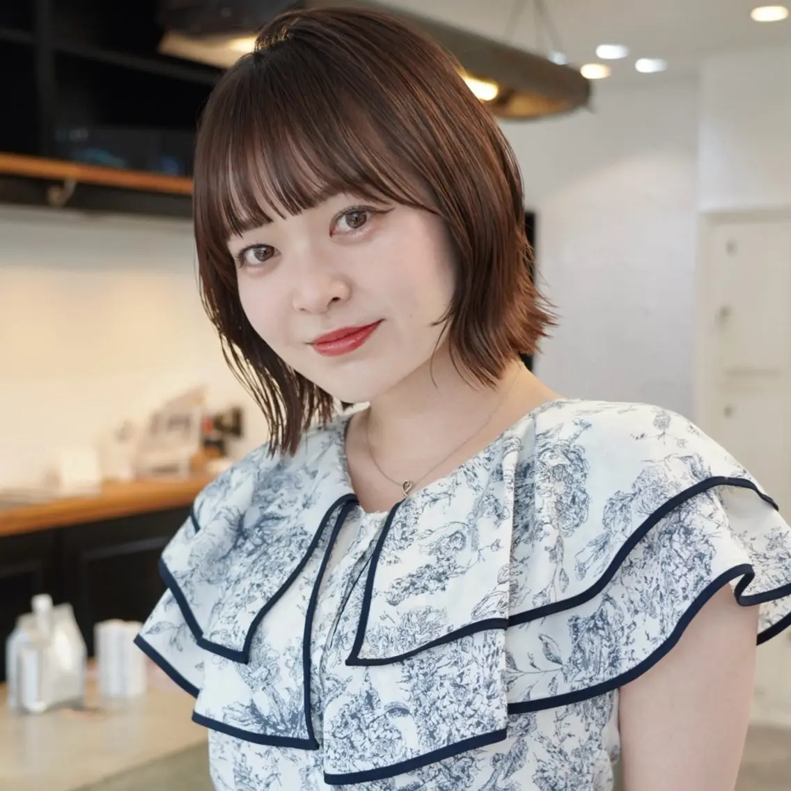 ミディアム ボブ/アンニュイ 🌷しだひめな🌷のヘアスタイル