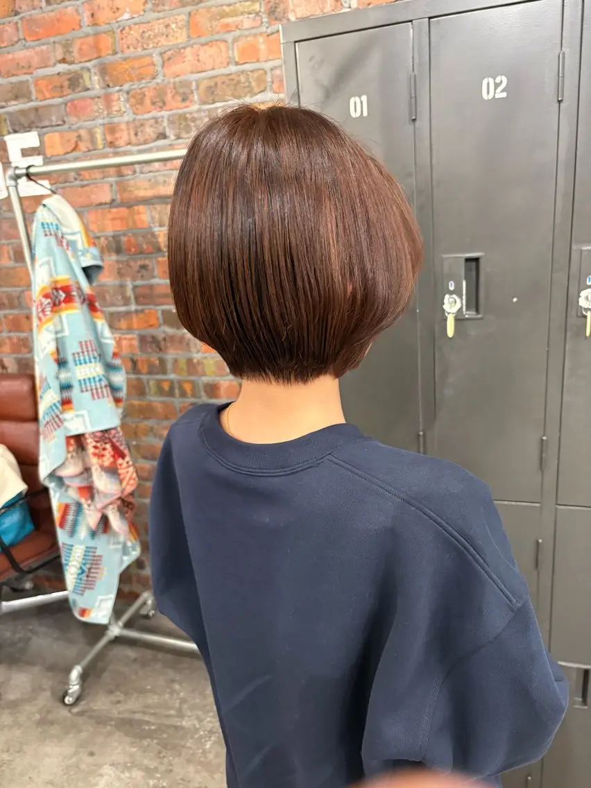 ショート カラー ショートボブ ボブ ショートヘア カット ヘアカラー the BRIDGE 加藤みのりのヘアスタイル