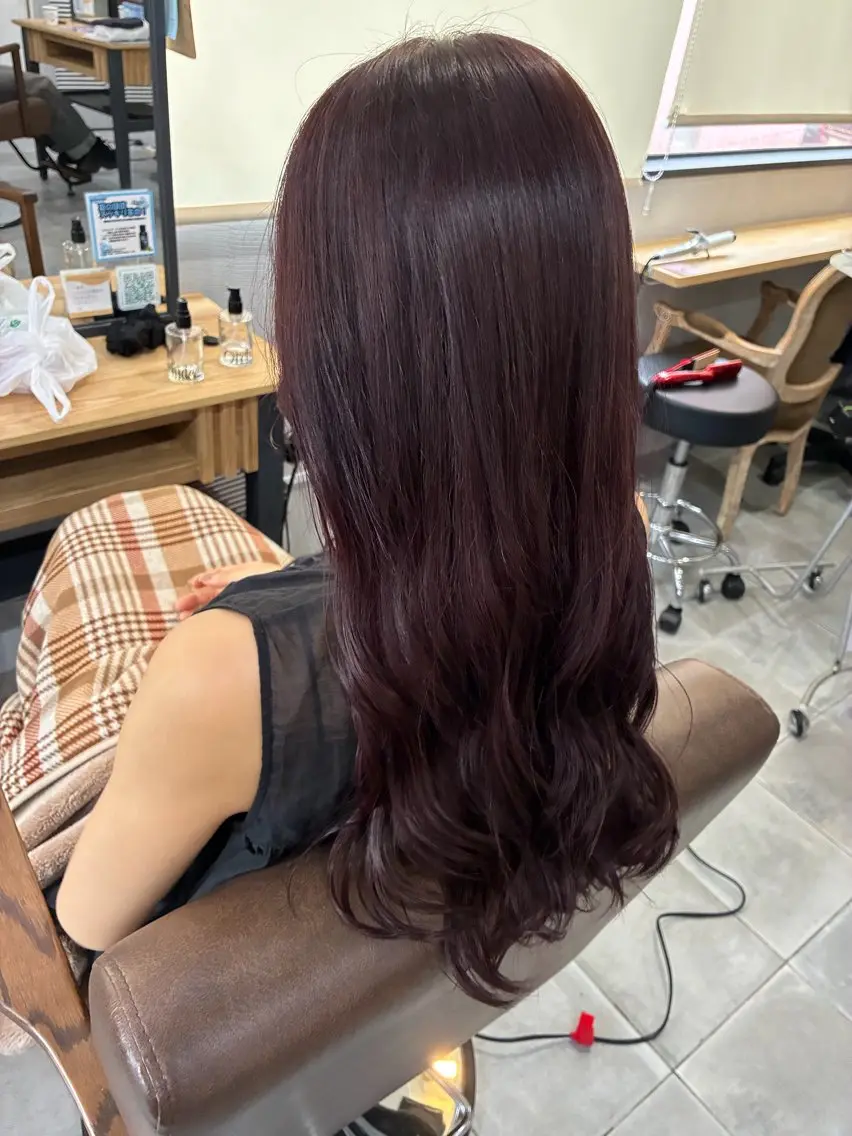 ロング カラー カット ヘアカラー トリートメント ❄️中野侑香❄️ ハイライト/ブリーチのヘアスタイル