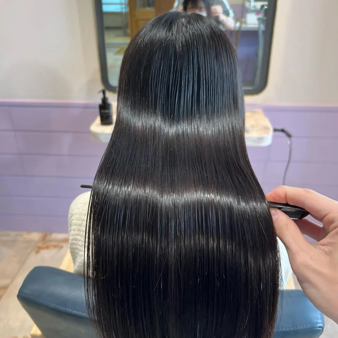 ロング 🍀失敗しない 縮毛矯正熊谷竜馬🍀のヘアスタイル