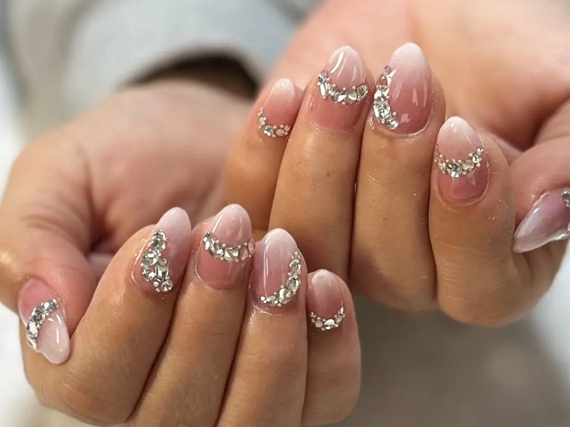 ネイル フットネイル ニュアンスネイル ピンク シンプルネイル 春ネイル nail fufla ♡yamane♡のネイルデザイン