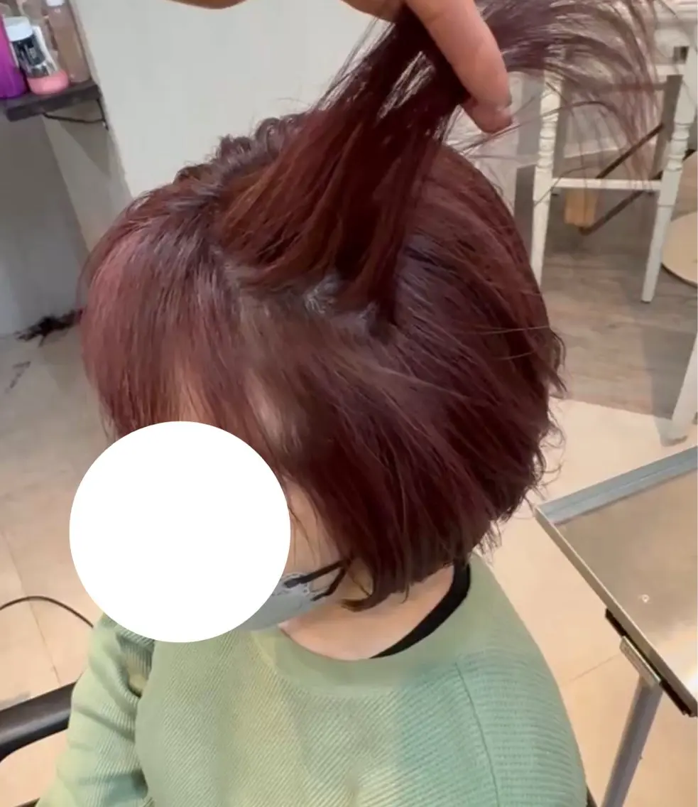 白髪ぼかしハイライト🔆の写真