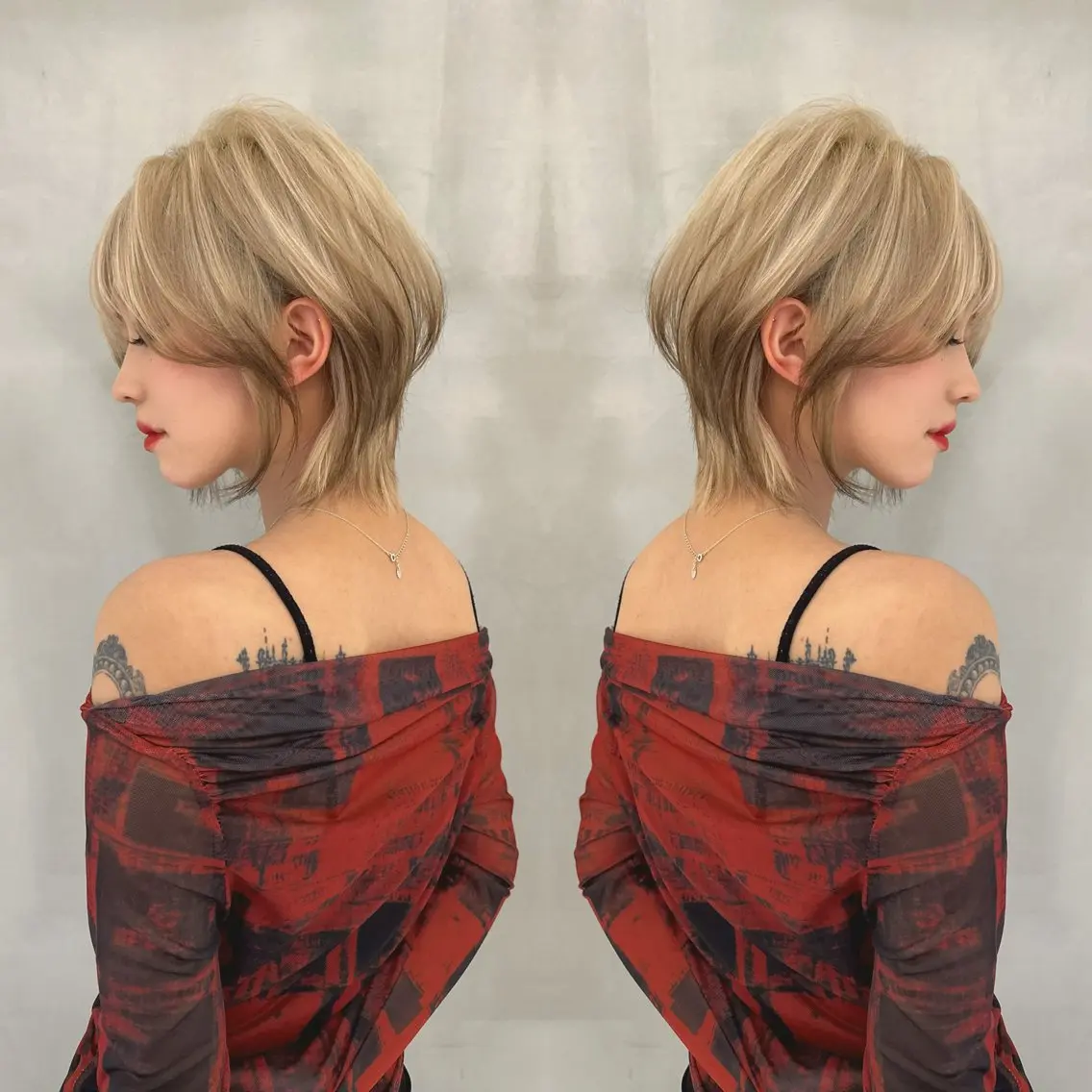 ショート カラー ヘアカラー 透明感✖️暖色 shuheiのヘアスタイル