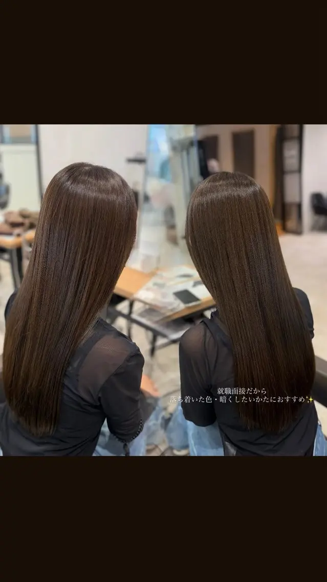 カラー ブラウンカラー 透明感カラー ヘアカラー 竹之内 夢羅のヘアスタイル