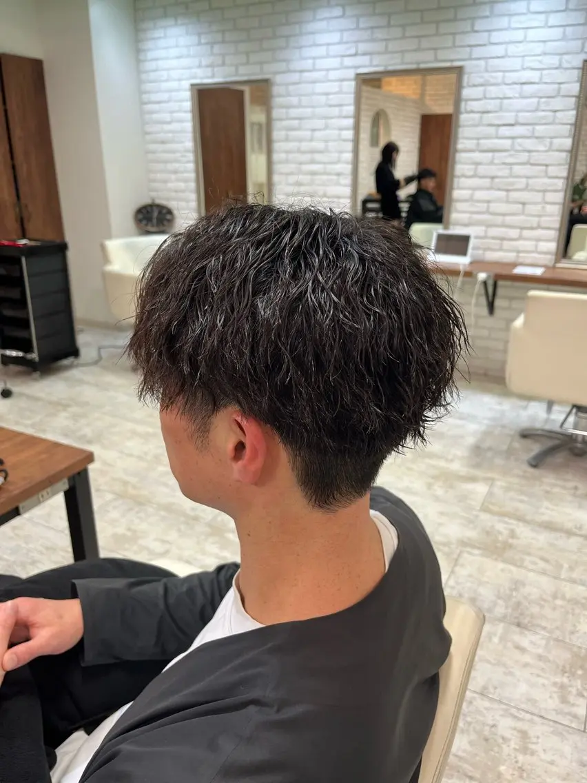 U24ˊ˗メンズ限定♂︎波巻きスパイラル／ツイストスパイラル／ツイスパ(カット込み)の写真