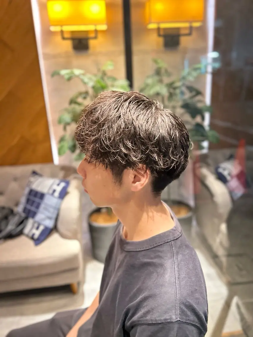 メンズ メンズパーマ シャドーパーマ パーマ 🍎メンズcut/ 🐱airaのヘアスタイル