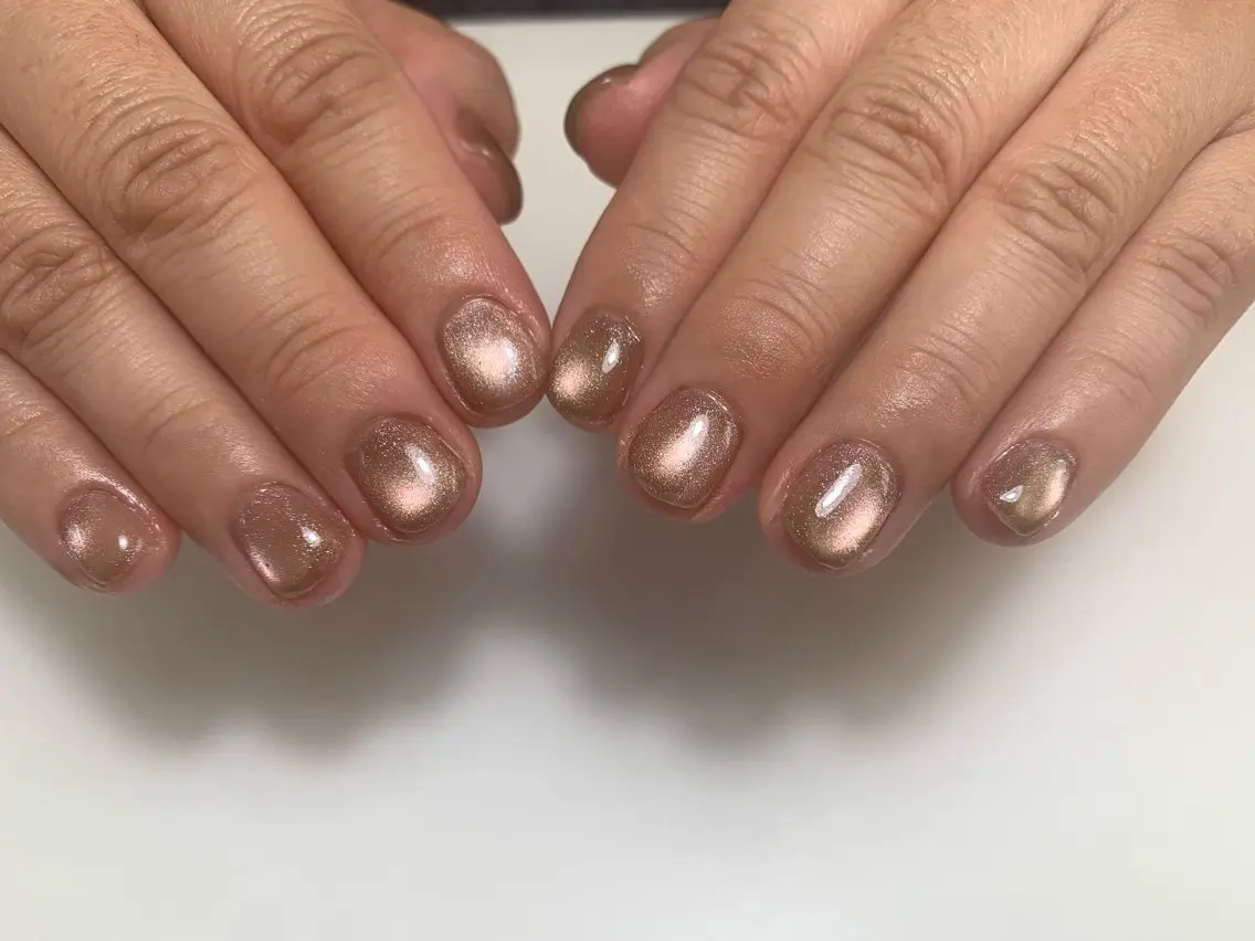 ネイル ブラウン ピンク is..nail 🌷sonokoのネイルデザイン