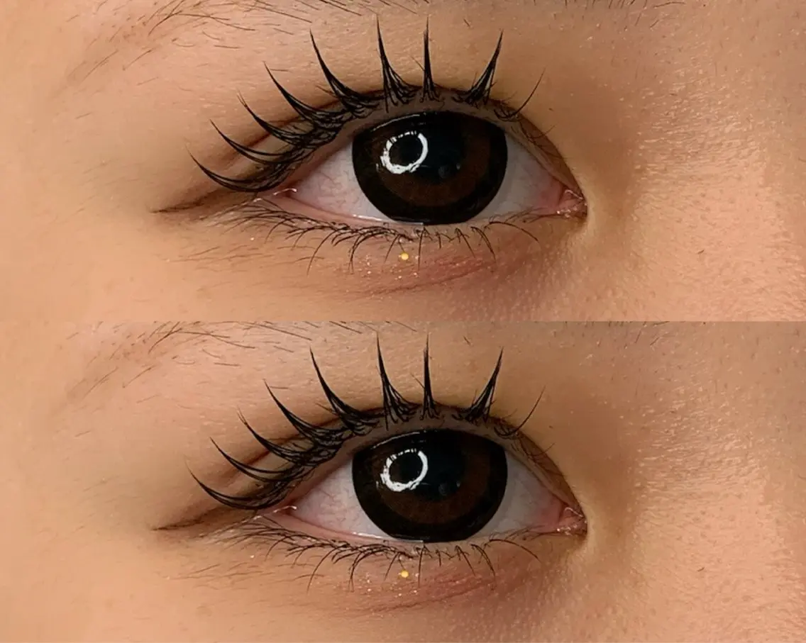 マツエク・マツパ フラットラッシュ 下まつげエクステ Eyelash Salon IROのマツエク・マツパデザイン