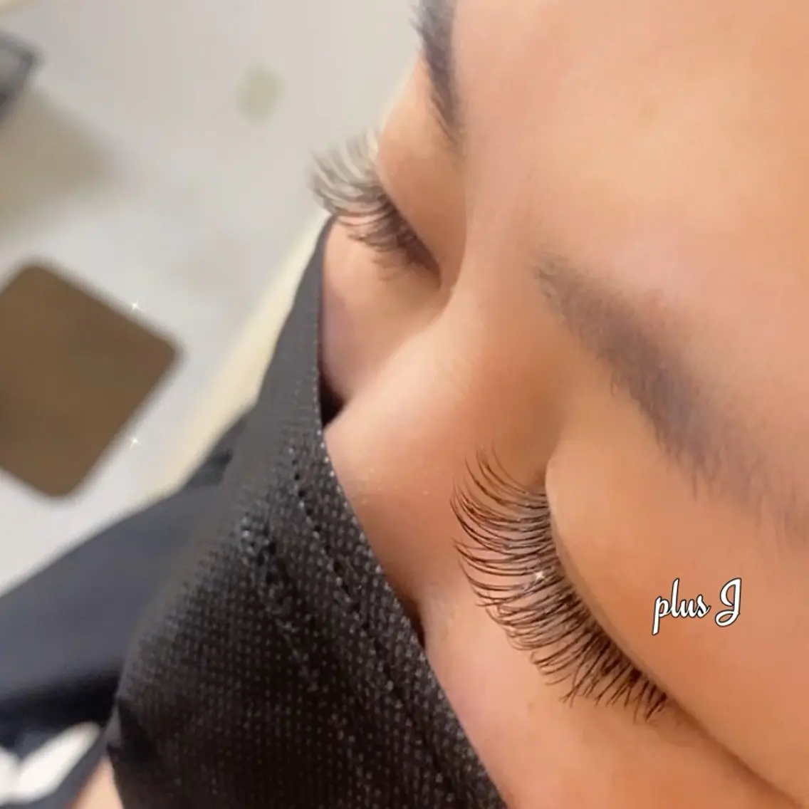 マツエク・マツパ カラーマツエク フラットラッシュ plus J 中里 ʚKASUMIɞのマツエク・マツパデザイン
