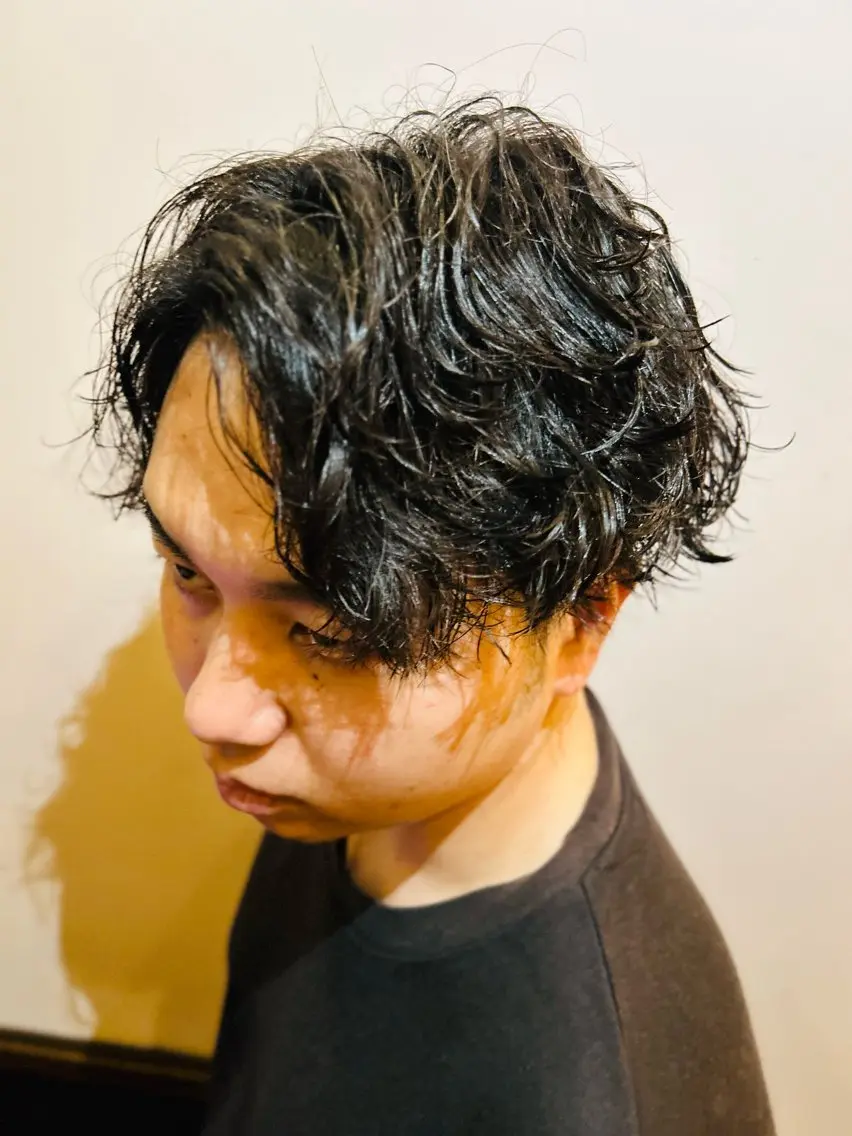 パーマ スパイラルパーマ 小島 史也のヘアスタイル