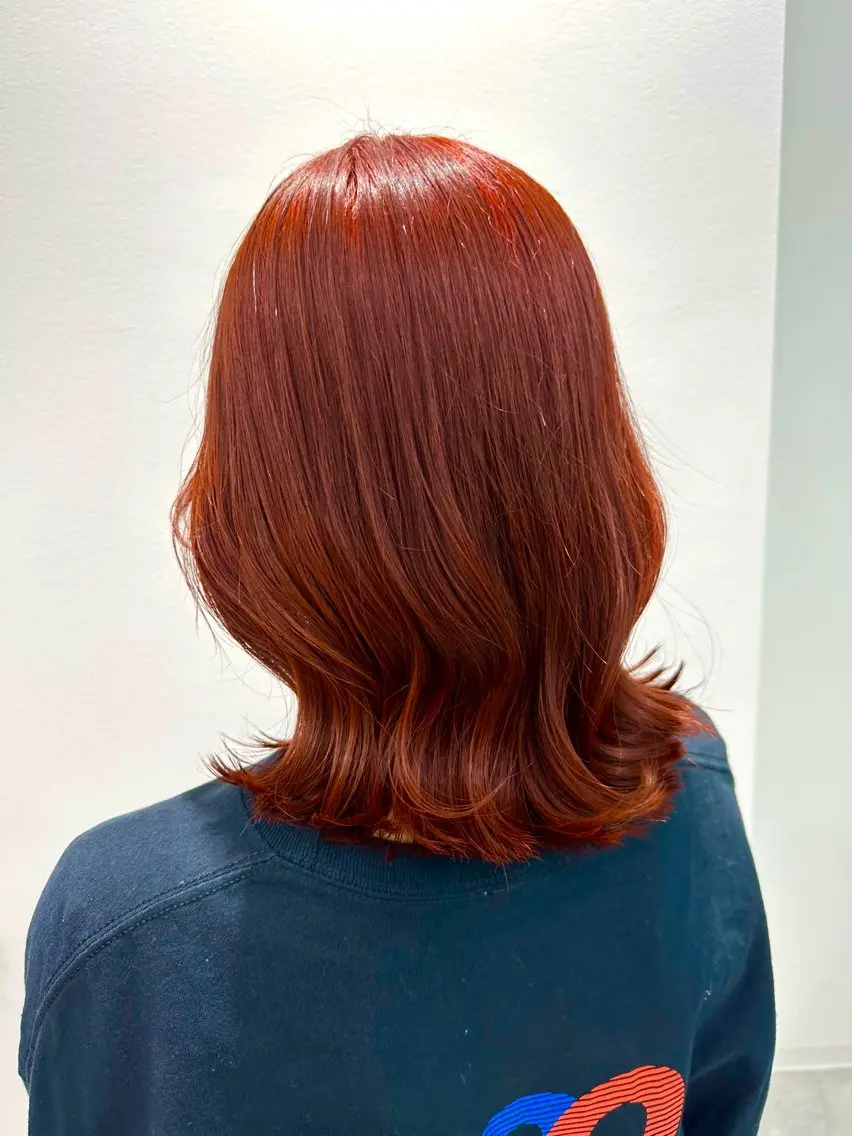 ミディアム カット 縮毛矯正 トリートメント 透明感・トレンドヘア 🫧齋藤拓未🫧のヘアスタイル