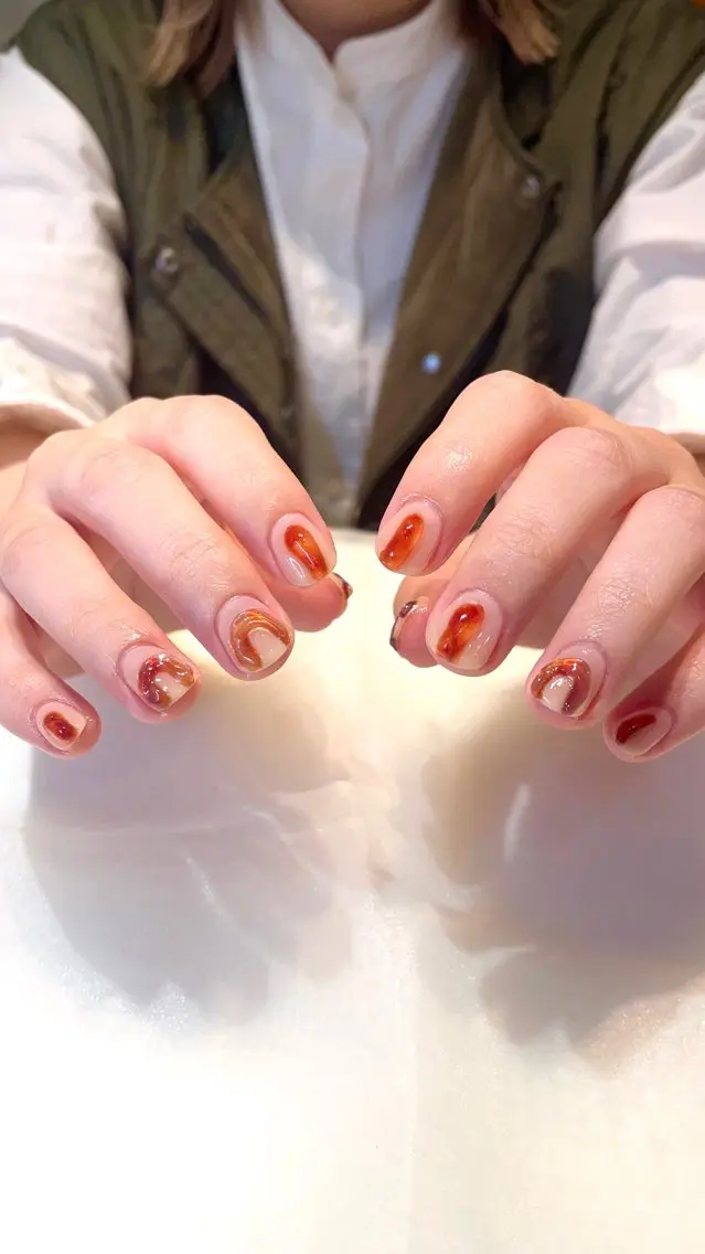 ネイル ハンドネイル 新井 ひなののネイルデザイン