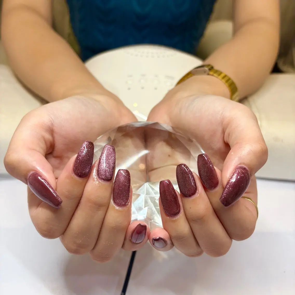 ハンドマグネットネイル オフあり🙆🏻♀️の写真