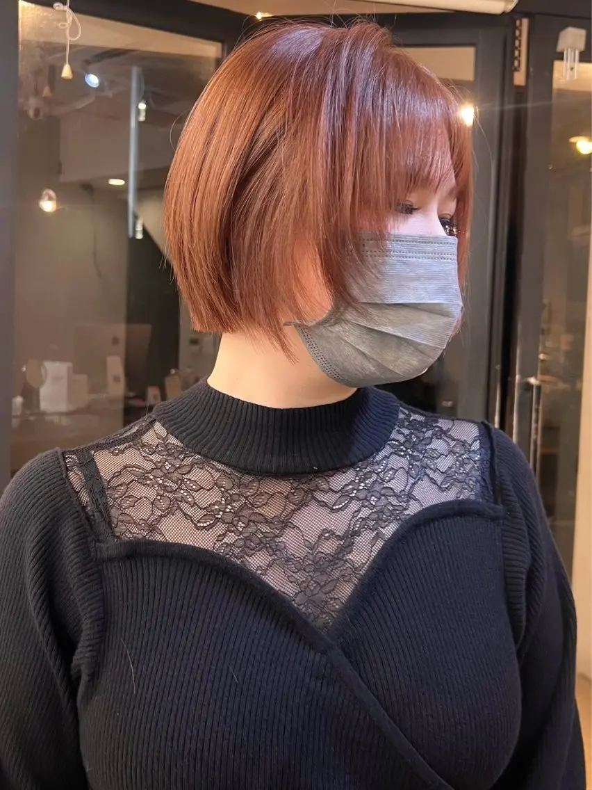 ショート カラー flamme 🫧yumiのヘアスタイル