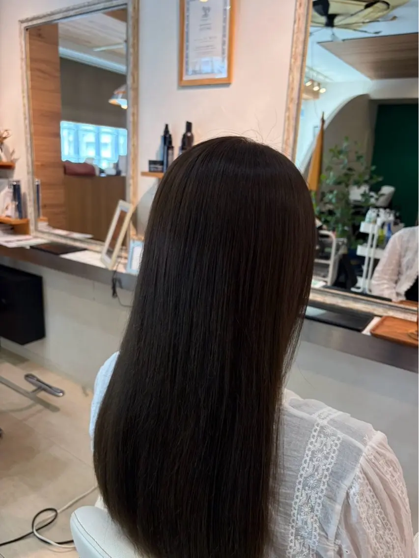 ロング ヘアカラー トリートメント hair bonitaのヘアスタイル