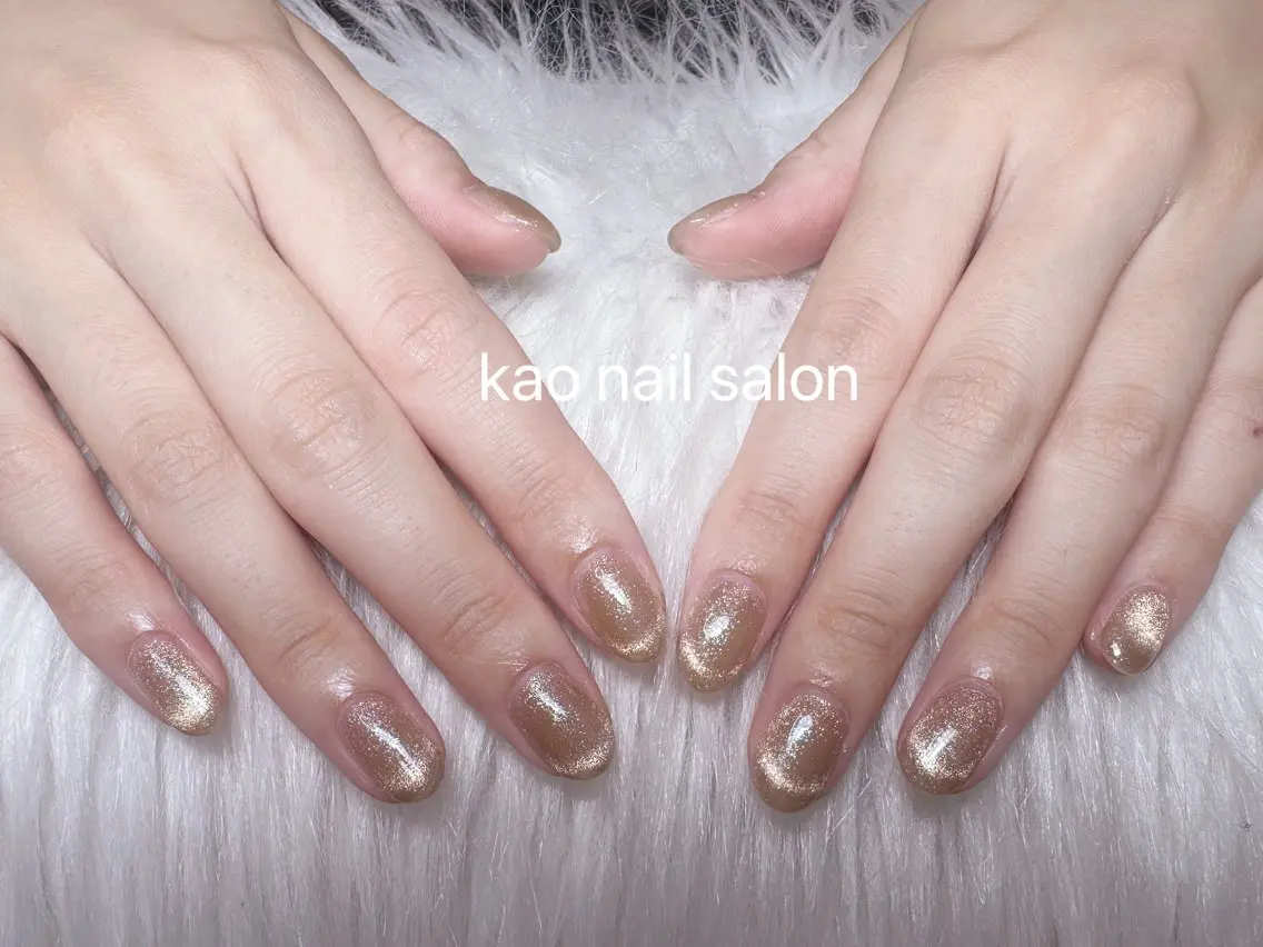 ネイル ハンドネイル kao nail マグネット/長さだしのネイルデザイン
